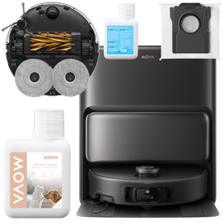 Robot Sprzątający Mopowanie MOVA V50 Ultra UV 24000 Pa HEPA Płyn Worki Czarny