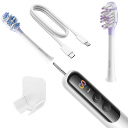 MOVA Soniczna Szczoteczka do Zebów Fresh 20 VisionAI Czujnik Nacisku Biała