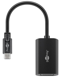 Adapter USB-C - VGA Goobay 0.2m Czarny