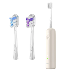 Laifen Szczoteczka do Zębów Soniczna Wave ABS Mleczna 3 Główki Aplikacja