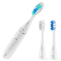 Niceboy ION Sonic Szczoteczka Soniczna 43000 drgań 3 końcówki 5 trybów Biała