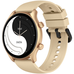 Zeblaze Smartwatch Btalk 3 Plus Gold 45 mm Złoty Saturacja Pomiar Tętna
