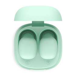 Niceboy Słuchawki Douszne HIVE Smarties Green Mint Zielone USB-C IPX4 BT