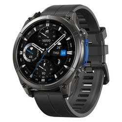 Zeblaze MIL-STD Smartwatch Vibe 8 Czarny AMOLED Latarka Saturacja Do 60 Dni