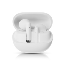Niceboy Słuchawki Douszne Beans 4 Arctic White Białe USB-C IPX4 kodek AAC