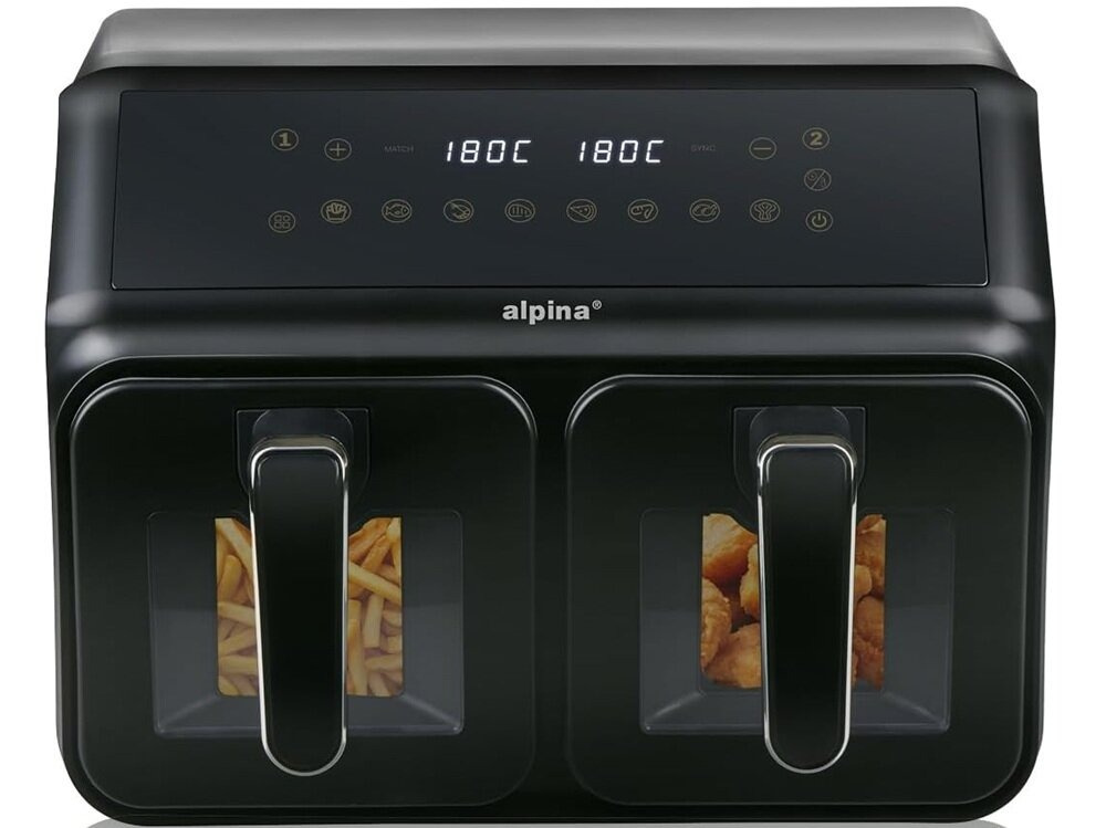 Air Fryer Frytkownica beztłuszczowa Alpina A8 2200W 8L dwukomorowa pol_pl_Air-Fryer-Frytkownica-beztluszczowa-Alpina-A8-2200W-8L-dwukomorowa-16923_3