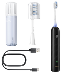 Elektryczna Szczoteczka do Zębów MOVA Fresh Czarna Wybielanie FDA