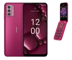 Zestaw Nokia G42 5G Dual SIM Różowy 6/128GB + Nokia 2660 Flip 4G Różowa