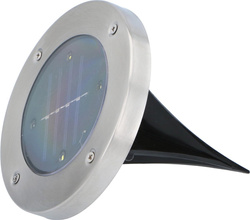 Grundig Lampki solarne gruntowe 4 szt. Stal nierdzewna