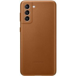 Etui Samsung Leather Cover Brązowe do Galaxy S21+ (EF-VG996LAEGWW) /OUTLET
