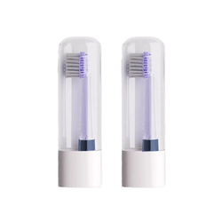 Jimok J6 Silver - Grey Końcówki Wymienne do Szczoteczki 2 sztuki