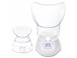 Sauna do twarzy z inhalatorem parowym Rio Beauty FSTE2 Timer Biały