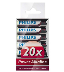 Bateria alkaliczna AAA Philips LR03P20T/10 20 sztuk