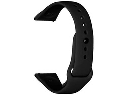 Pasek Topp do Smartwatcha Samsung Gear Sport, Galaxy Watch 42 mm, Galaxy Watch Active / Garmin Vivomove, Vivoactive 3 Silikonowy Czarny