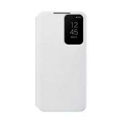 Etui Samsung Smart Clear View Cover Biały do Galaxy S22+ (EF-ZS906CWEGEE) /OUTLET