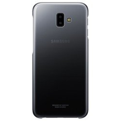 Etui Samsung Gradation Cover Czarne do Galaxy J6+ (2018) EF-AJ610CBEGWW