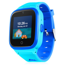 Niceboy Watch Kids PATROL Blue dla Dzieci IP67 SIM 4G GPS + Wi-Fi + LBS