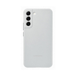 Etui Samsung Leather Cover Szary do Galaxy S22+ (EF-VS906LJEGWW) /OUTLET
