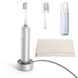 MOVA Fresh Pro Srebrna - Elektryczna Szczoteczka do Zębów z Aplikacją uznana przez FDA TUV