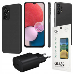 ZESTAW: Smartfon Samsung A13 – Ładowarka Samsung – Szkło – Etui