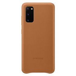 Etui Samsung Leather Cover Brązowe do Galaxy S20 (EF-VG980LAEGEU)