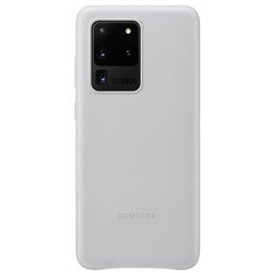 Etui Samsung Leather Cover Jasne Szare do Galaxy S20 Ultra (EF-VG988LSEGEU)