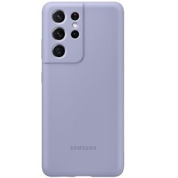 Etui Samsung Silicone Cover Fioletowy do Galaxy S21 Ultra (EF-PG998TVEGWW)