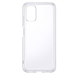 Etui Samsung Soft Clear Cover Transparent do Galaxy A03s (EF-QA038TTEGEU)