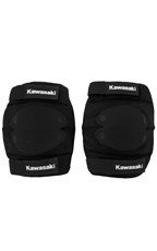 Kawasaki komplet ochraniaczy na łokcie i kolana czarne rozmiar L
