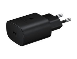 Samsung Szybka Ładowarka podróżna (25W) USB-C Czarna Bez kabla (EP-TA800NBEGEU) /OUTLET